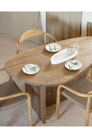 Organic-Shaped Wooden Dining Table | Decowood Mur | Oroa.com