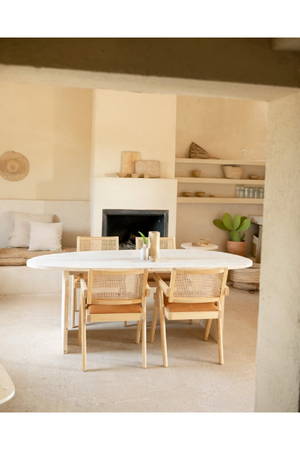 Asymmetrical Oval Dining Table | Decowood Mur | Oroa.com