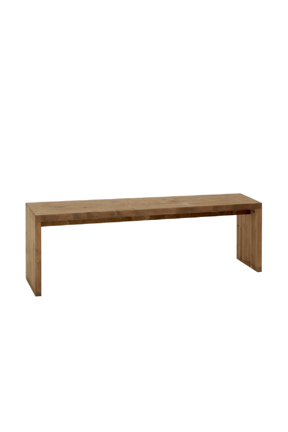 Angular Solid Wood Bench | Decowood Telva | OROA.com