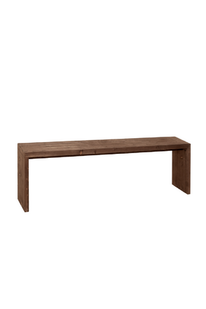 Angular Solid Wood Bench | Decowood Telva | OROA.com