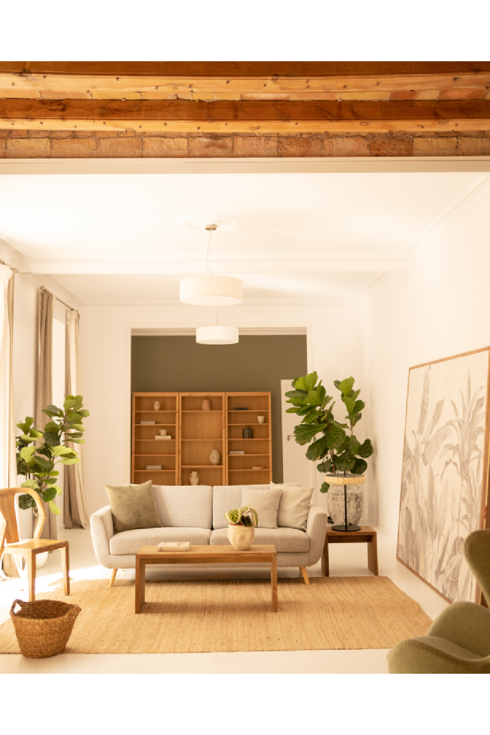 Angular Solid Wood Coffee Table | Decowood Telva | Oroa.com