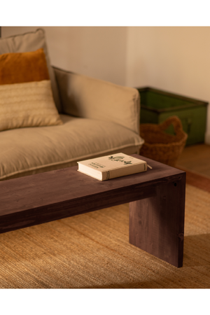 Angular Solid Wood Coffee Table | Decowood Telva | Oroa.com