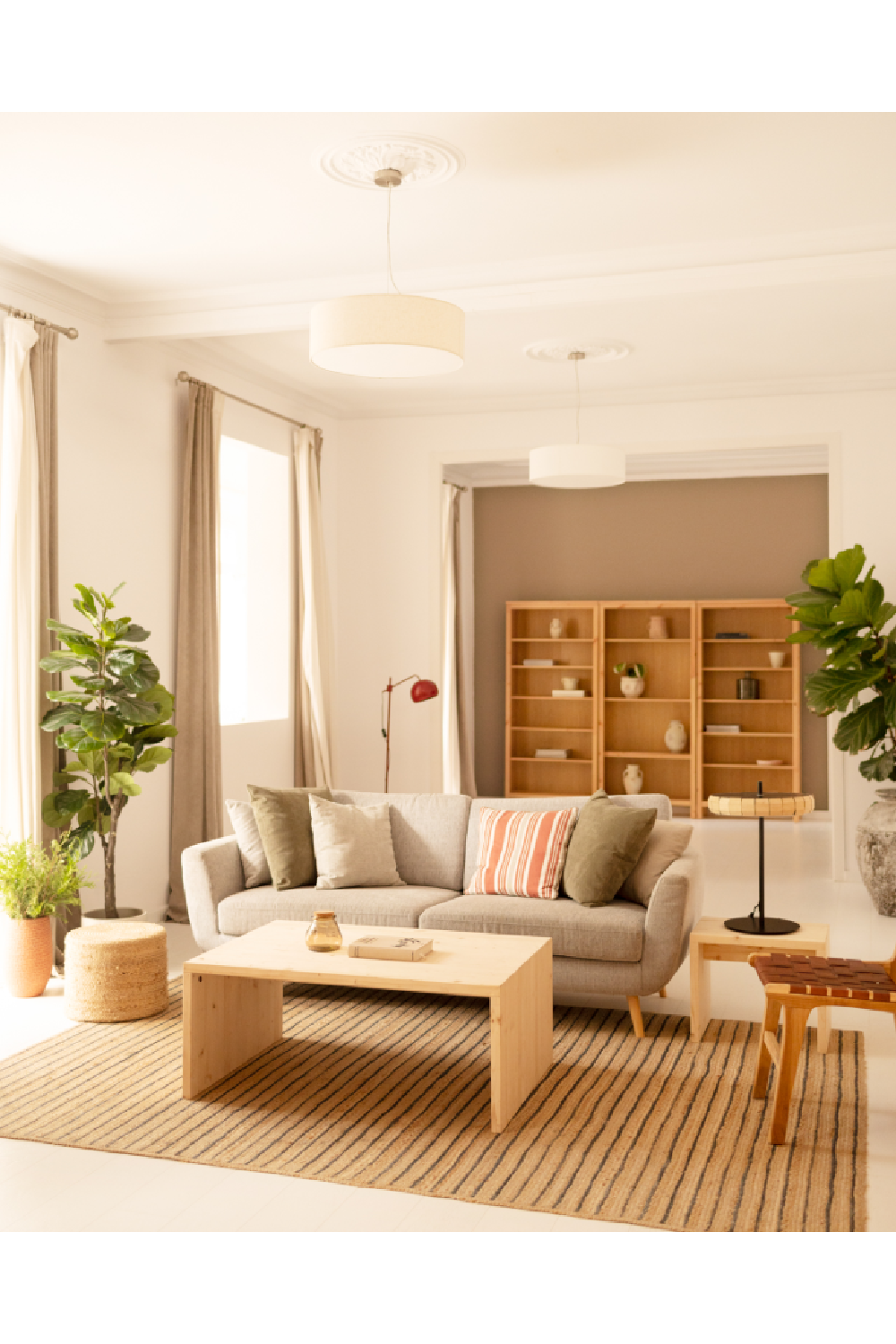 Angular Solid Wood Coffee Table | Decowood Telva | Oroa.com