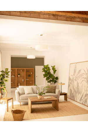 Angular Solid Wood Coffee Table | Decowood Telva | Oroa.com