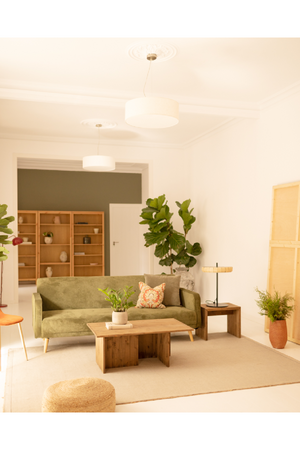 Angular Solid Wood Stool | Decowood Telva | Oroa.com