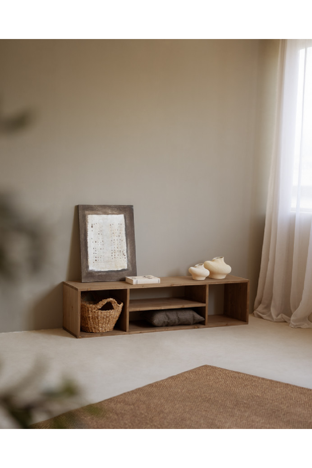 Open Shelves TV Cabinet | Decowood Hera | Oroa.com