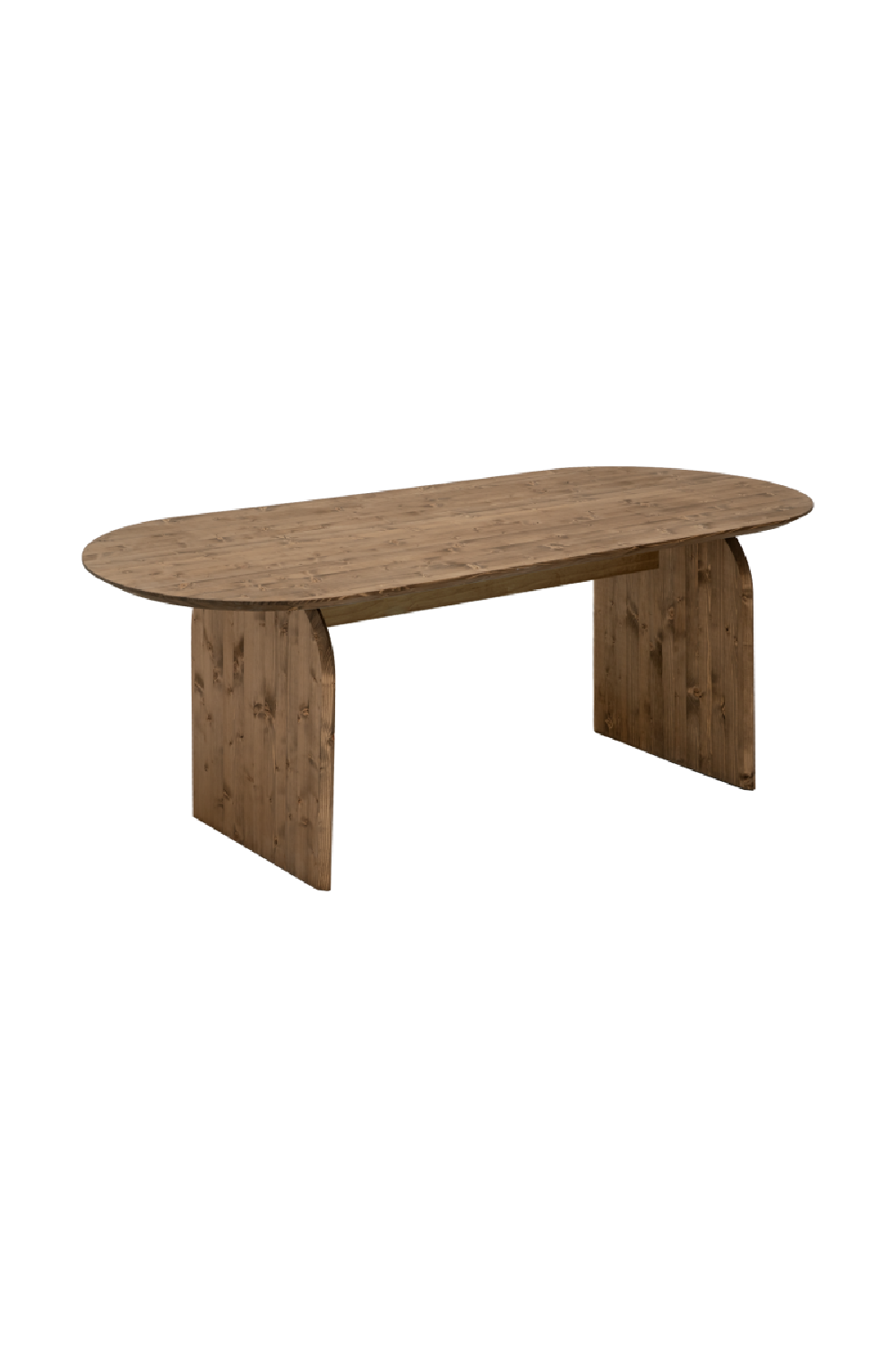 Wooden Oval Coffee Table | Decowood Bloom | Oroa.com