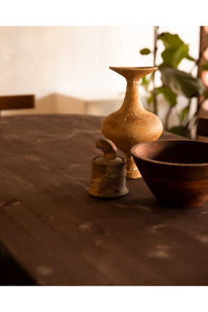 Wooden Oval Coffee Table | Decowood Bloom | Oroa.com