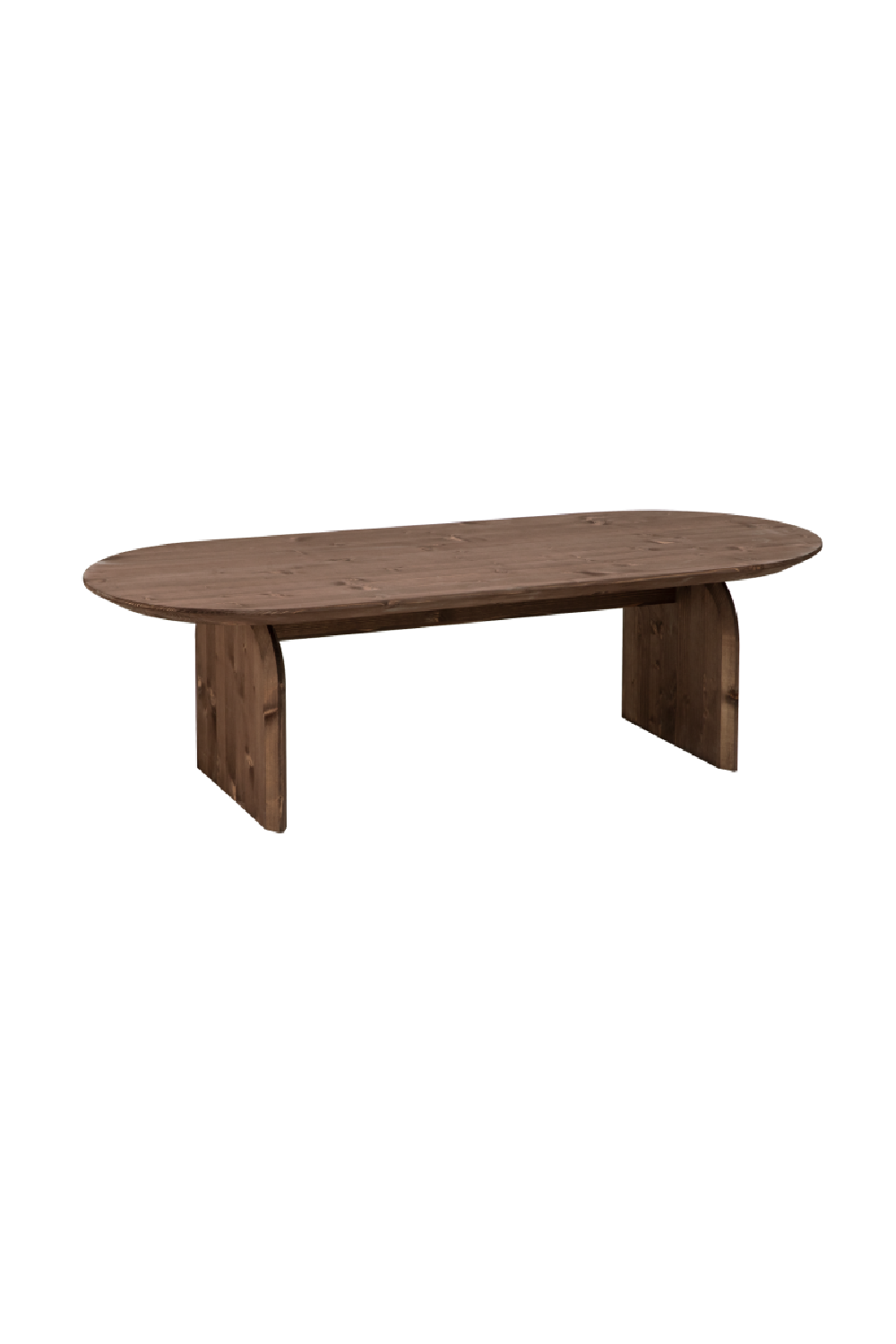 Wooden Oval Coffee Table | Decowood Bloom | Oroa.com