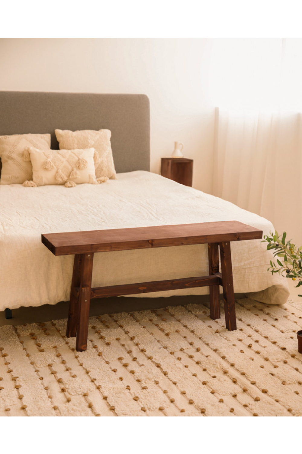 Classic Wooden Bench | Decowood Batan | Oroa.com