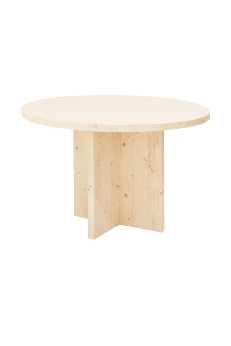 Japandi Round Dining Table | Decowood Tokyo | Oroa.com