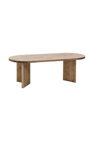 Oval Wood Dining Table | Decowood Osaka | Oroa.com