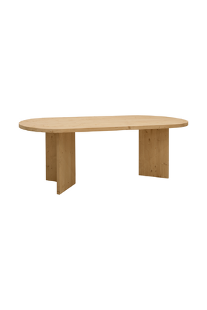 Oval Wood Dining Table | Decowood Osaka | Oroa.com