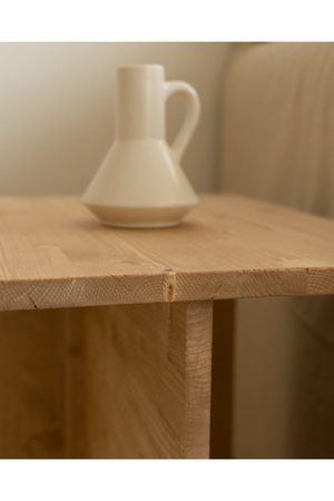 Cantilevered Solid Wood Coffee Tables (2) | Decowood Theo | Oroa.com