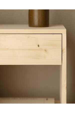 1-Drawer Wooden Bedside Table | Decowood Martina | Oroa.com