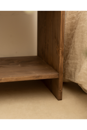 1-Drawer Wooden Bedside Table | Decowood Martina | Oroa.com