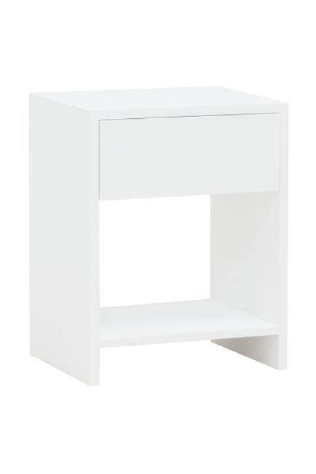 1-Drawer Wooden Bedside Table | Decowood Martina | Oroa.com