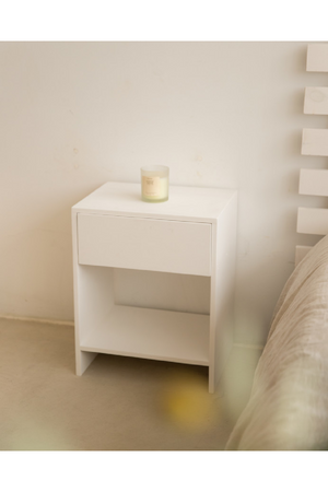 1-Drawer Wooden Bedside Table | Decowood Martina | Oroa.com
