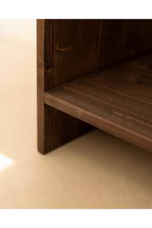 1-Drawer Wooden Bedside Table | Decowood Martina | Oroa.com