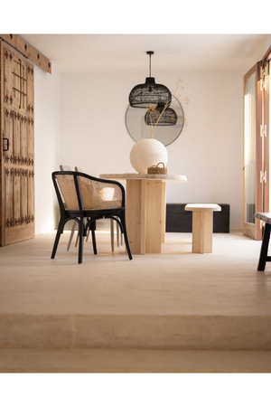 Oval Dining Table and Bench Set | Decowood Tokyo | Oroa.com