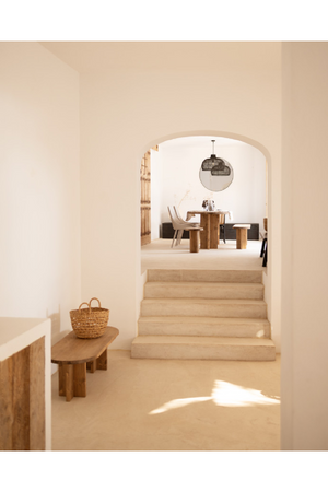 Oval Dining Table and Bench Set | Decowood Tokyo | Oroa.com