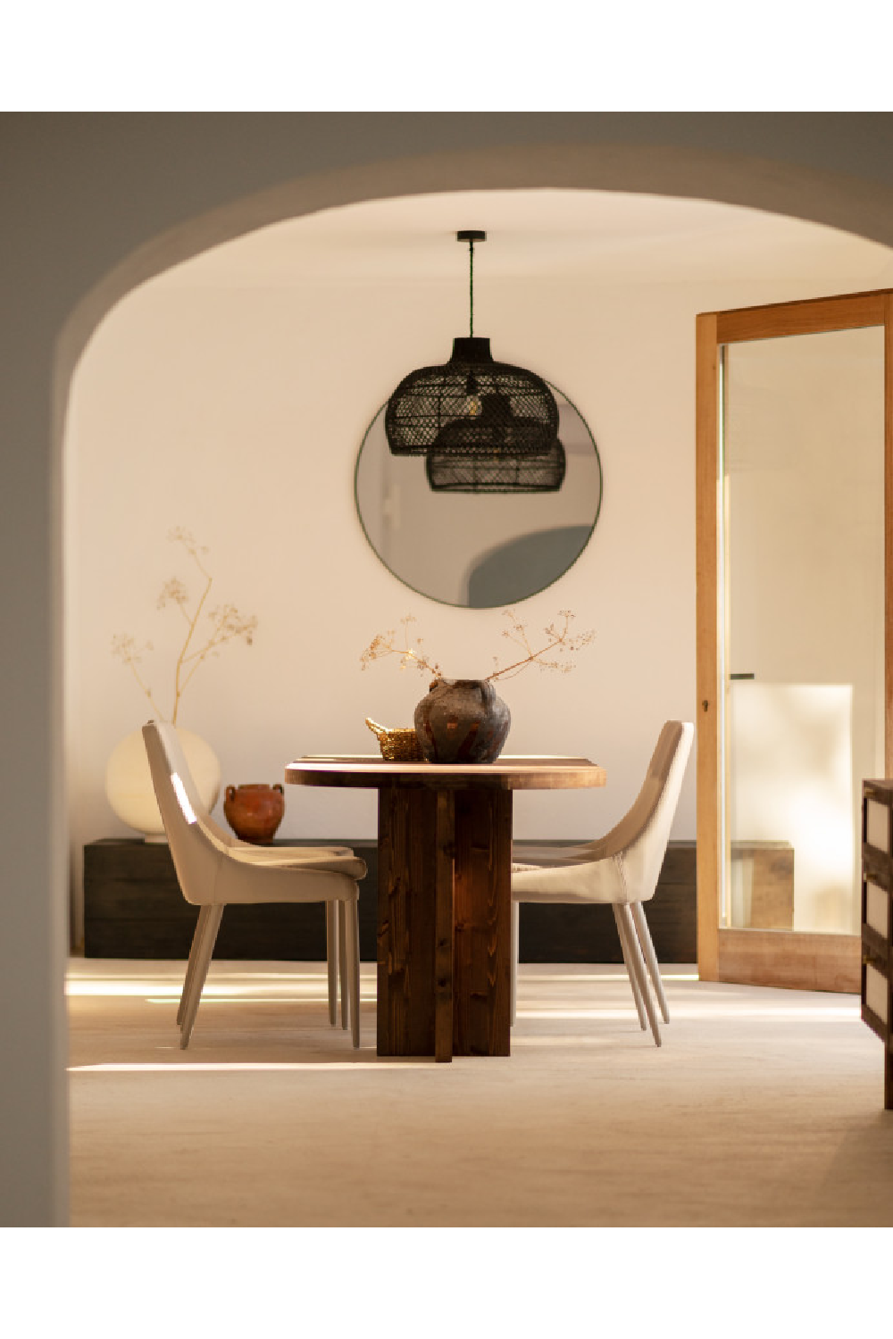 Oval Dining Table and Bench Set | Decowood Tokyo | Oroa.com