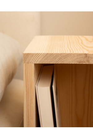 Fir Wood Bedside Table Set (2) | Decowood Lina | Oroa.com