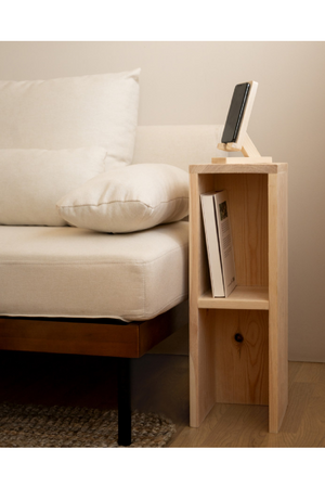 Fir Wood Bedside Table Set (2) | Decowood Lina | Oroa.com