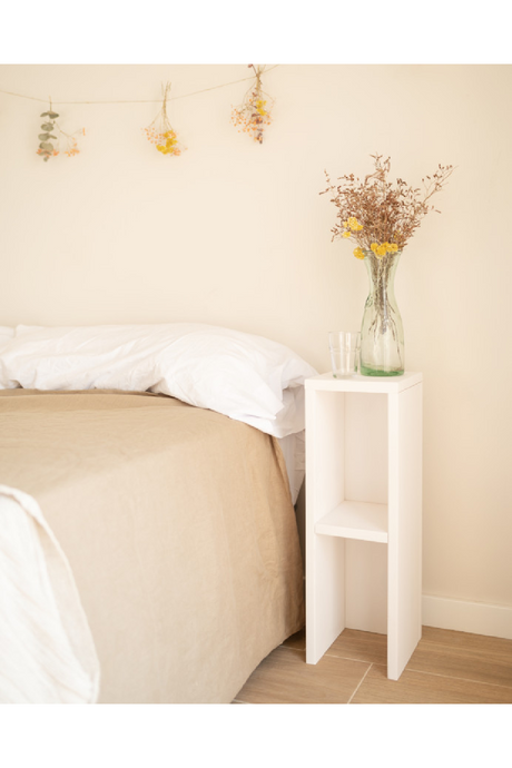 Fir Wood Bedside Table Set (2) | Decowood Lina | Oroa.com