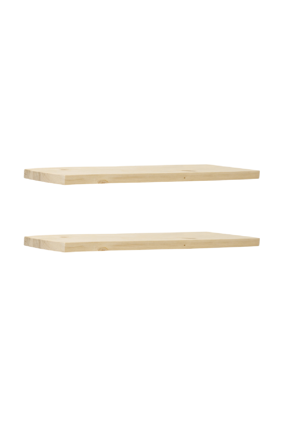 Solid Wood Floating Shelves (2) | Decowood Melva | Oroa.com
