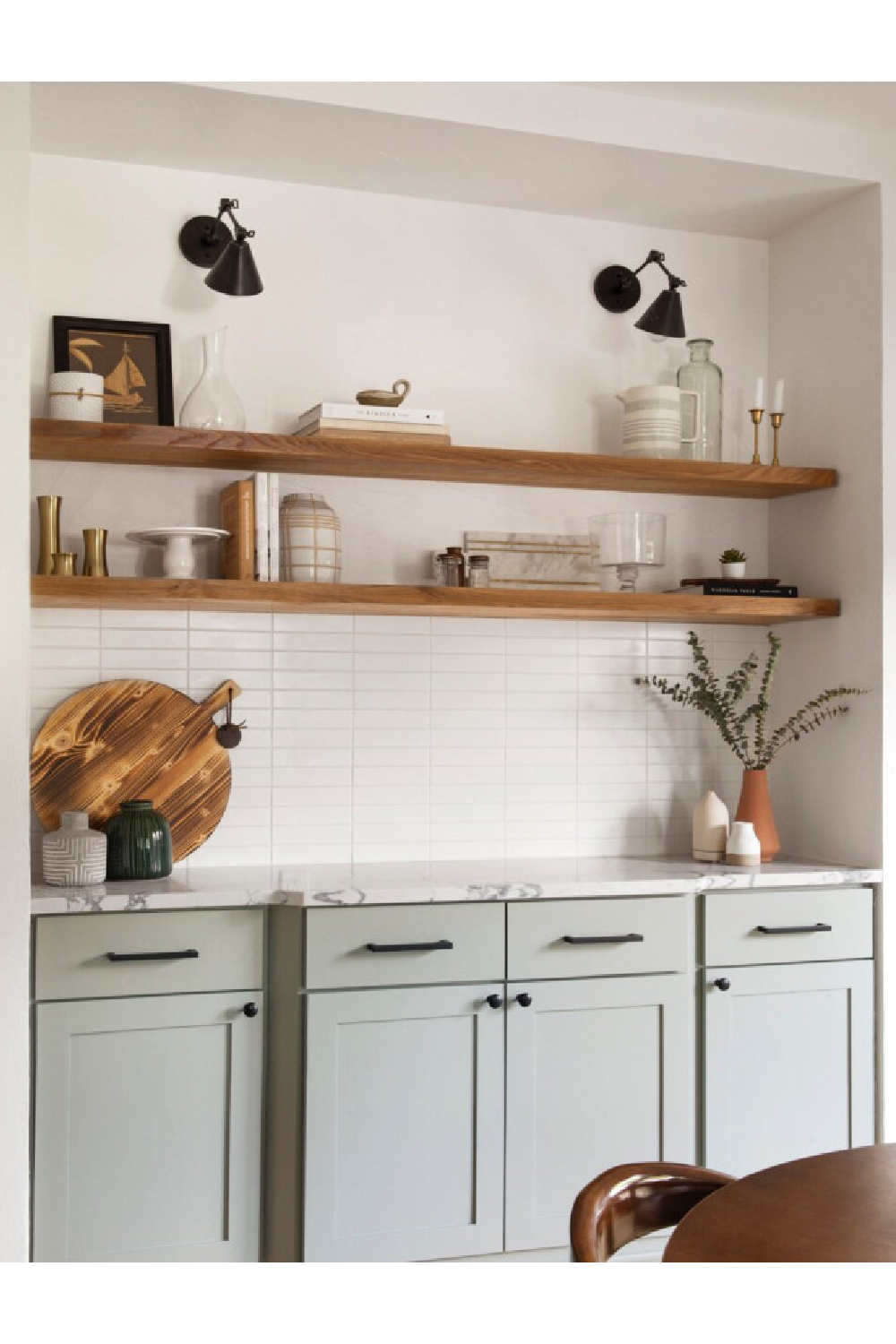 Solid Wood Floating Shelves (2) | Decowood Melva | Oroa.com