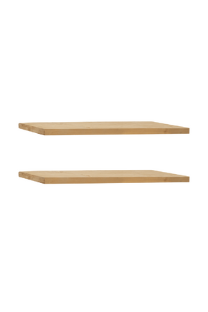 Solid Wood Floating Shelves (2) | Decowood Melva | Oroa.com