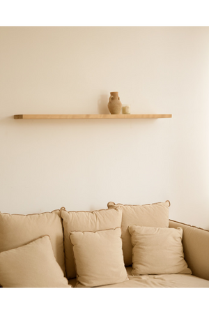 Solid Wood Floating Shelves (2) | Decowood Melva | Oroa.com