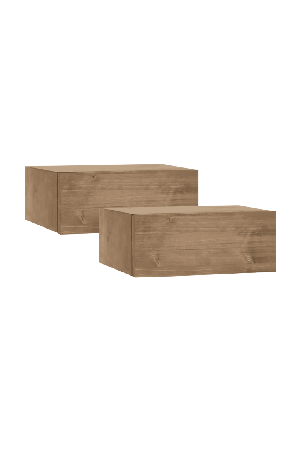 Floating Drawer Bedside Table Set (2) | Decowood Ingrid | Oroa.com