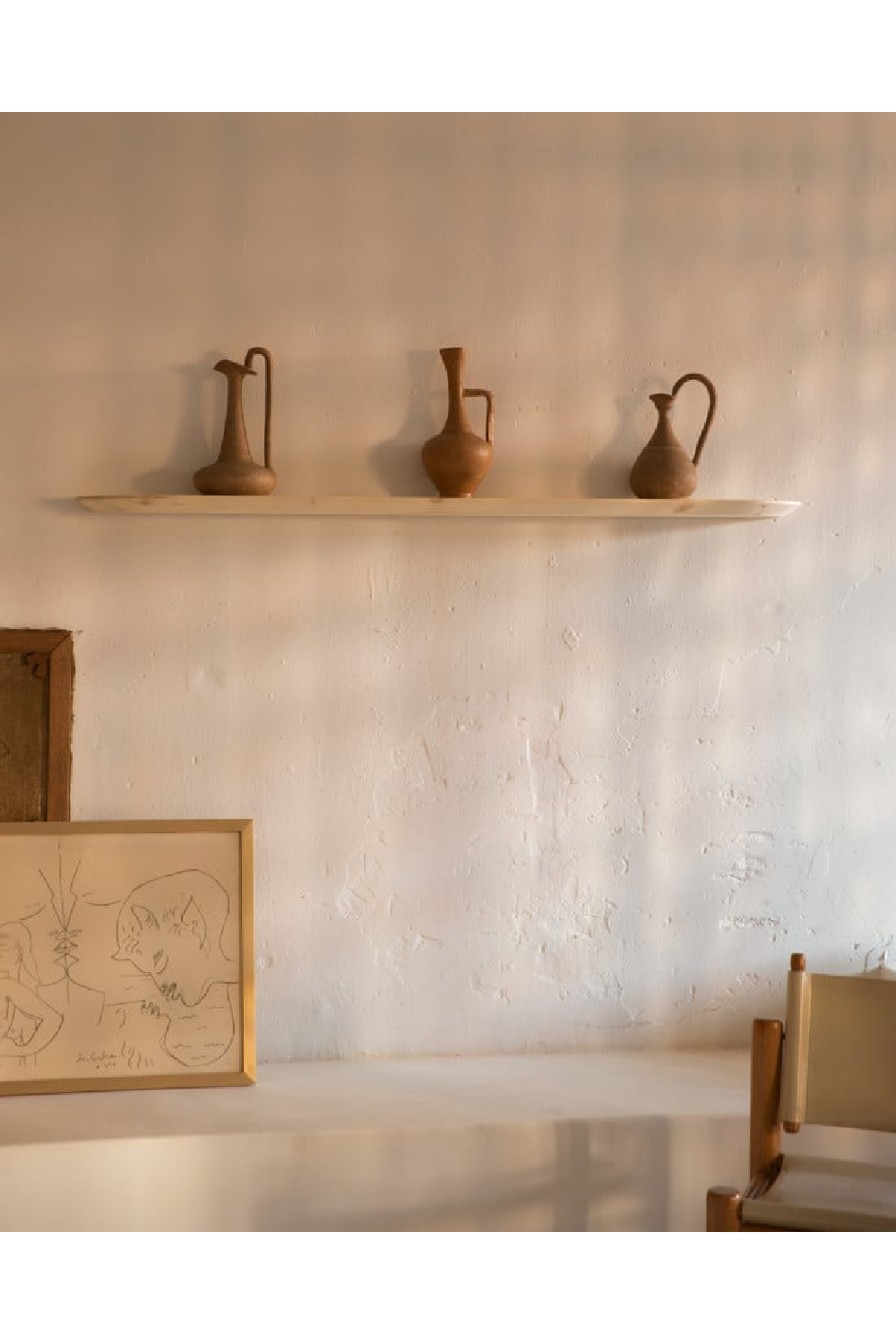 Organic-Shaped Floating Shelves (3) | Decowood Bloom | Oroa.com