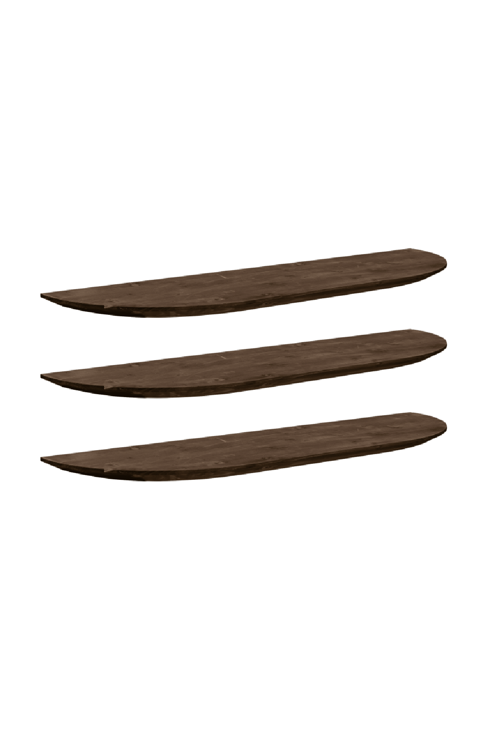 Organic-Shaped Floating Shelves (3) | Decowood Bloom | Oroa.com