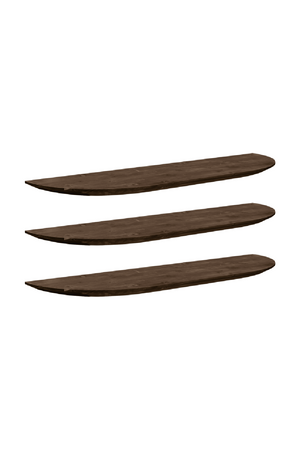 Organic-Shaped Floating Shelves (3) | Decowood Bloom | Oroa.com