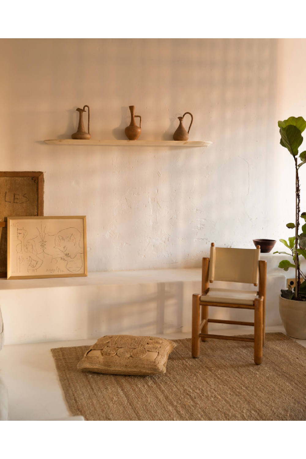 Organic-Shaped Floating Shelves (4) | Decowood Bloom | Oroa.com