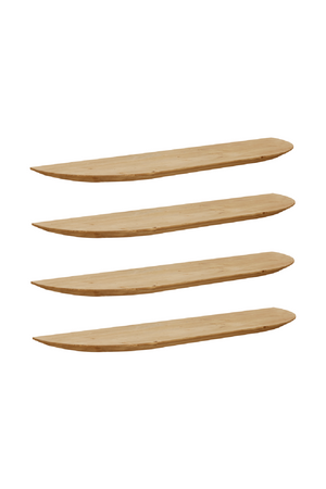 Organic-Shaped Floating Shelves (4) | Decowood Bloom | Oroa.com
