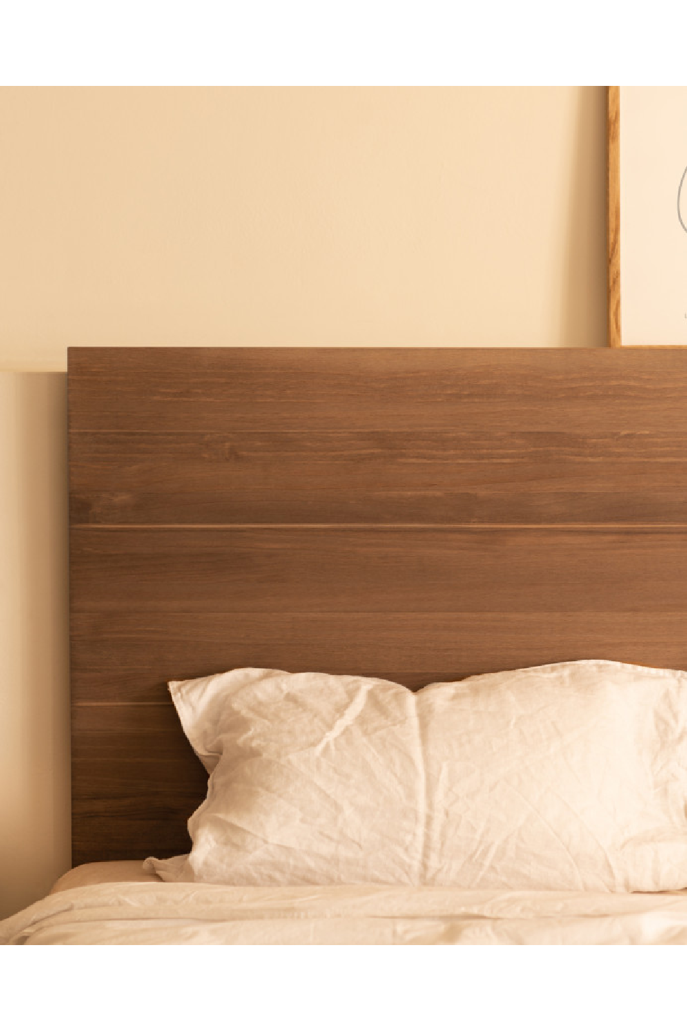 Stripped Wood Headboard | Decowood Radiata | Oroa.com