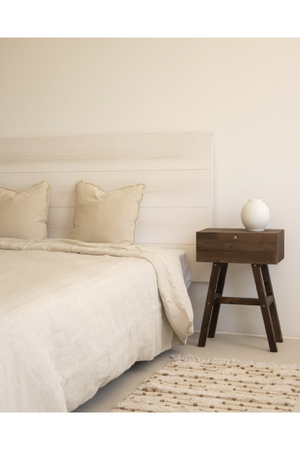 Stripped Wood Headboard | Decowood Radiata | Oroa.com