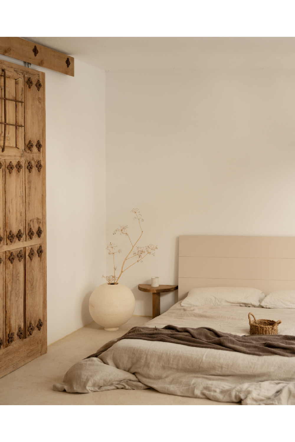 Grooved Wooden Headboard | Decowood Bosco | Oroa.com