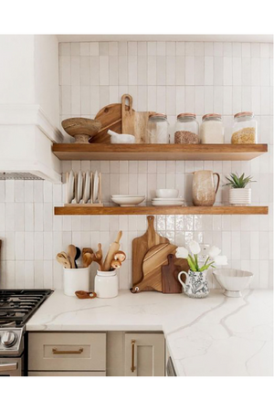 Solid Wood Floating Shelf | Decowood Melva | Oroa.com