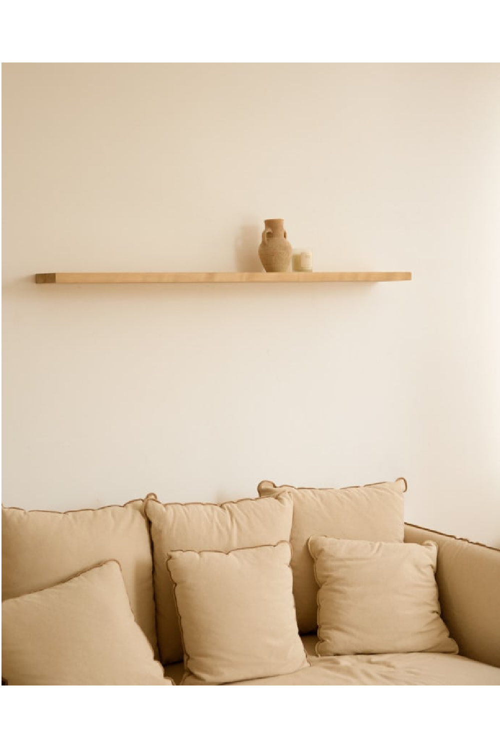 Solid Wood Floating Shelf | Decowood Melva | Oroa.com