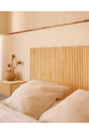 Fluted Wood Headboard | Decowood Bali | Oroa.com