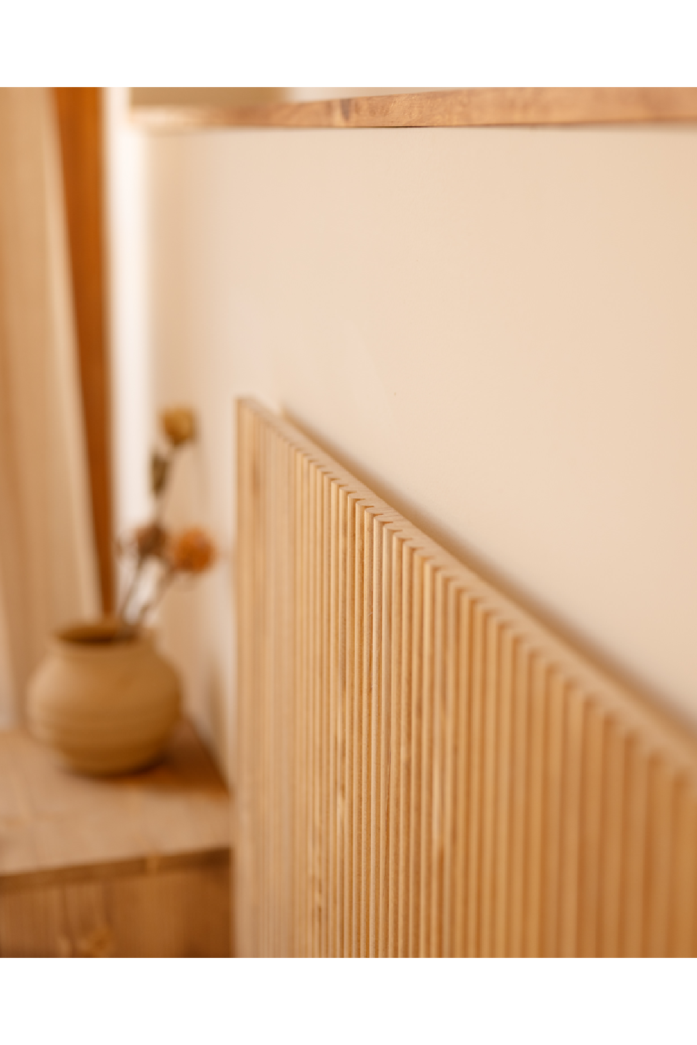 Fluted Wood Headboard | Decowood Bali | Oroa.com