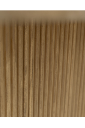 Fluted Wood Legs Dining Table | Decowood Bali | Oroa.com