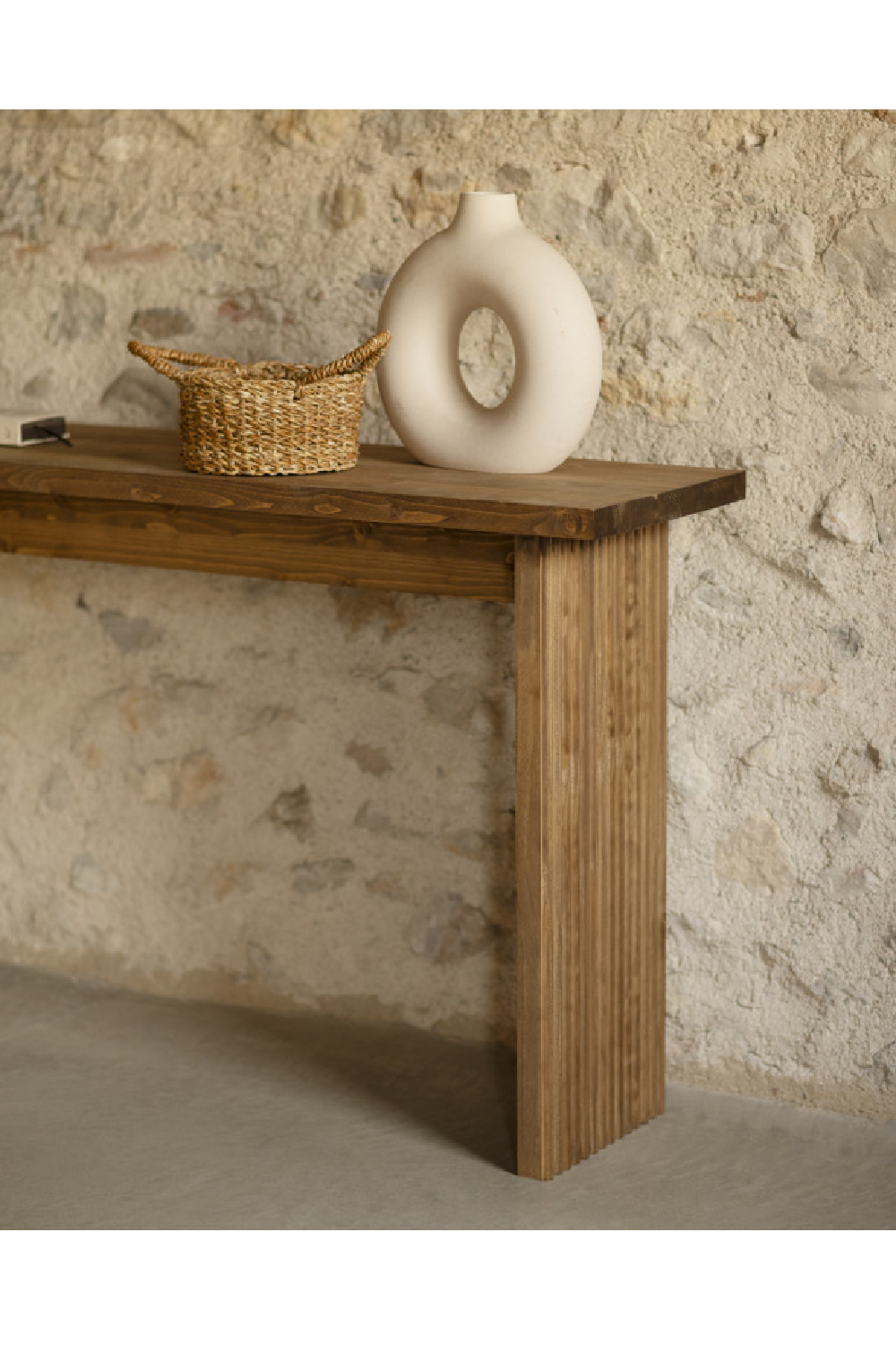 Fluted Legs Console Table | Decowood Bali | Oroa.com