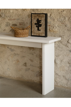 Fluted Legs Console Table | Decowood Bali | Oroa.com