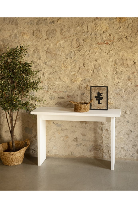 Fluted Legs Console Table | Decowood Bali | Oroa.com
